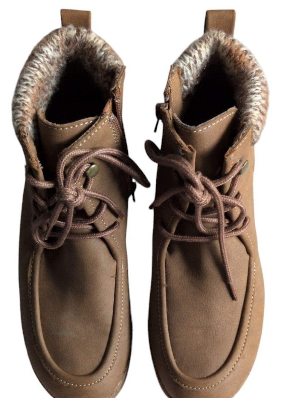 Eurosoft, Lottie. Women’s Chestnut Lace-Up Ankle Booties. Excellent! Size 8
